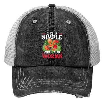 Discover Vermiculture Worm Farming Trucker Hats
