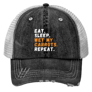 Discover Funny Garden Humor Carrot Plant Garden Trucker Hats