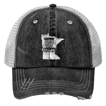 Discover Minnesota Disc Golf State With Baet Distressed Trucker Hats