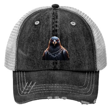 Discover Eagle Caged Thunder: A Heavy Metal Eddie Trucker Hats
