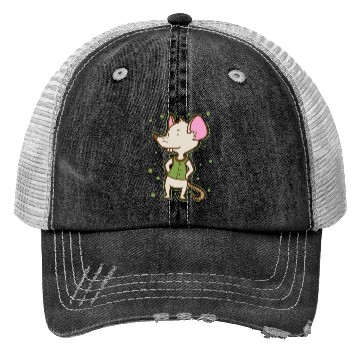Discover Mouse Nature Cheese Pet Mammal Trucker Hats