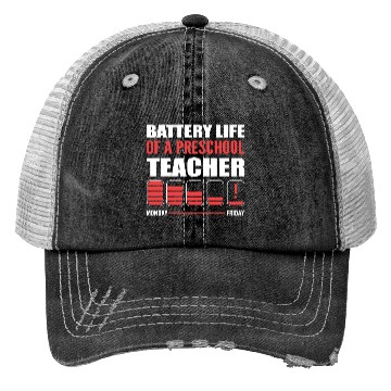 Discover Preschool Teacher Funny Teacher Gift Trucker Hats