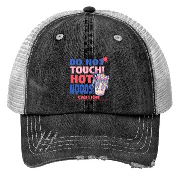 Discover Funny "Do Not Touch Hot Noods" Cup Noodle Graphic Trucker Hats