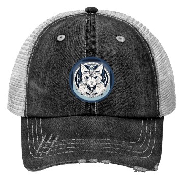 Discover tiger cat Trucker Hats