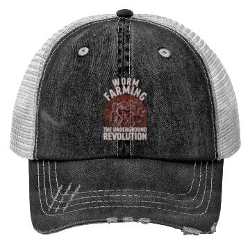 Discover Worm Farming The Underground Revolution Trucker Hats