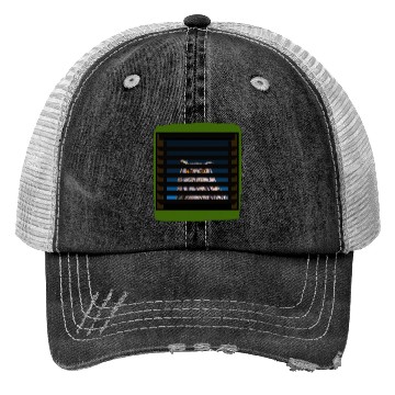 Discover Flaco the Owl - Green Window Trucker Hats