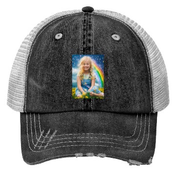 Discover Celestial Rainbow Harmon Trucker Hats
