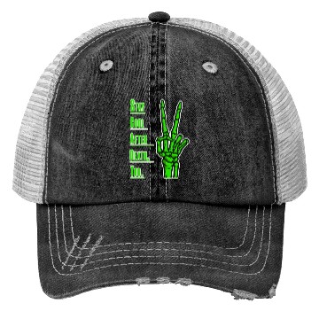 Discover Cool Hand Skeleton Art. Trucker Hats