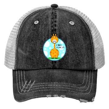 Discover The Fat Giraffe Trucker Hats
