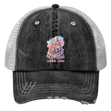 Discover Let's Go Candy Land Graphic Trucker Hats