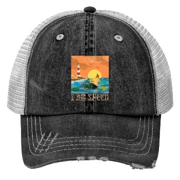 Discover Leopard Sunset Turtle I Am Speed Animal Turtle Sea Trucker Hats