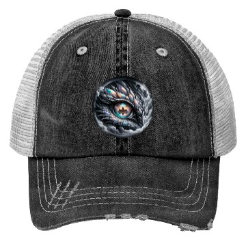 Discover Mystic Vision The Celestial Dragon s Gaze Trucker Hats