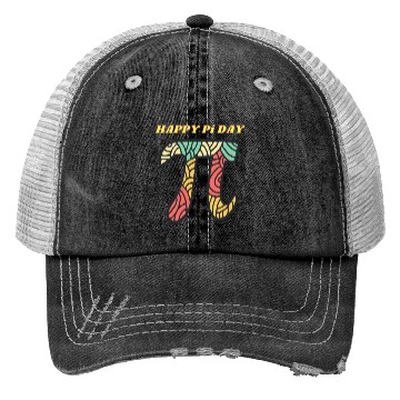 Discover Happy Pi Day Funny Pi Mathematics Math Trucker Hats