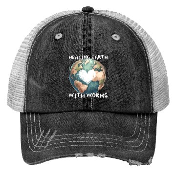 Discover Worm Farming Earthworm Gardener Vermiculture Trucker Hats