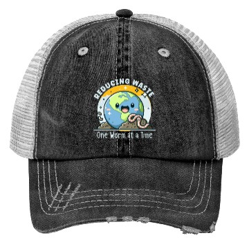 Discover Worm Farming Earthworm Gardener Vermiculture Trucker Hats