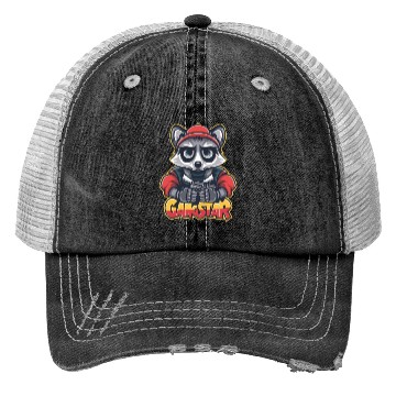 Discover gangstar raccoon Trucker Hats