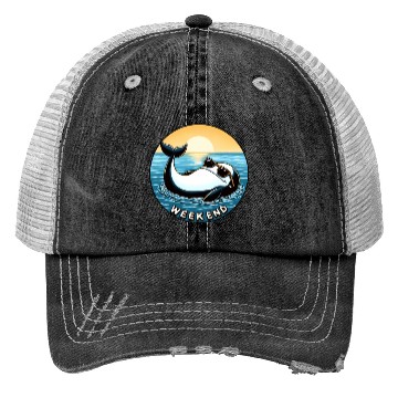 Discover Whale Weekend - Chilled Vibes Trucker Hats