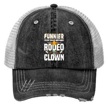 Discover Rodeo Clown | Rodeo Cowboy Western Profession Trucker Hats