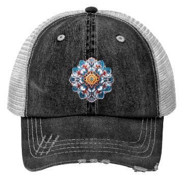 Discover Circuit Mandala - Music production Trucker Hats