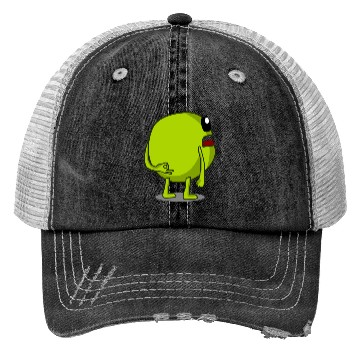 Discover Pea Peas Circle Game Vegan Trucker Hats