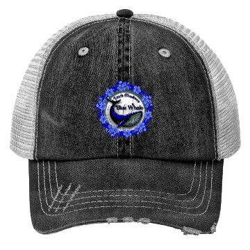 Discover Dark Shadows Blue Whale Trucker Hats