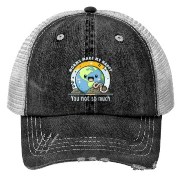 Discover Worm Farming Earthworm Gardener Vermiculture Trucker Hats