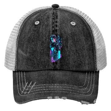 Discover sci fi character v6 Trucker Hats