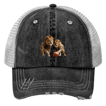Discover Basketball lion player Trucker Hats