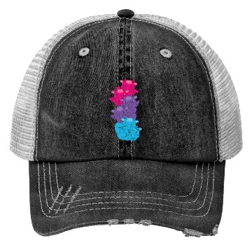 Discover Androgynous Flag Pride Lgbtq Cute Dragon Trucker Hats