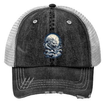 Discover Celestial Dragon Soar Trucker Hats