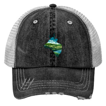 Discover Nature in Cow Pattern Trucker Hats