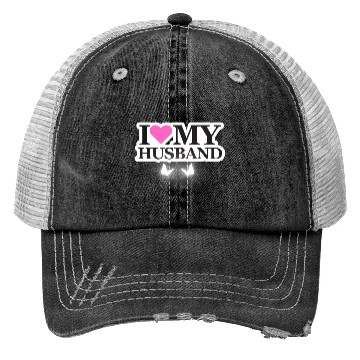 Discover I love my husband Trucker Hats