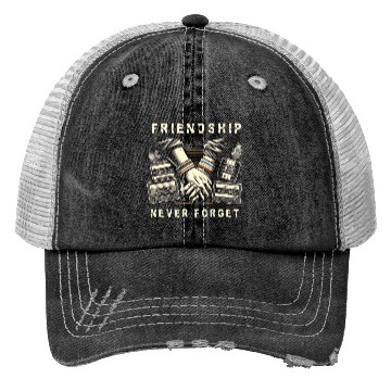 Discover Friendship Never Forget Old School Nostalgia Tape Trucker Hats