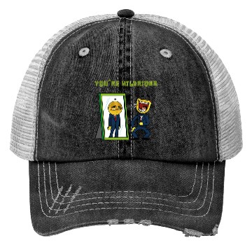 Discover You're hilarious Sarcasm funny Emojis Trucker Hats