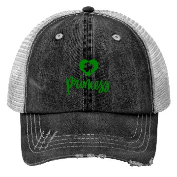 Discover Irish Heart Clover Princess Trucker Hats