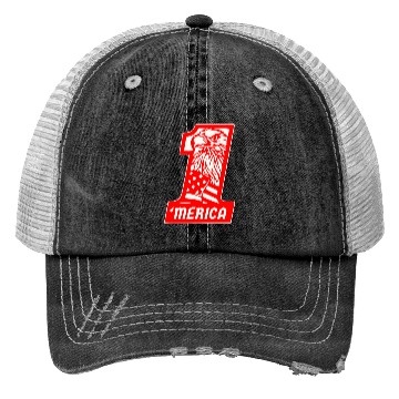 Discover ‘Merica Eagle #1 © WhiteTigerLLC.Com Trucker Hats