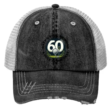 Discover Golf-themed 60th birthday celebration Trucker Hats