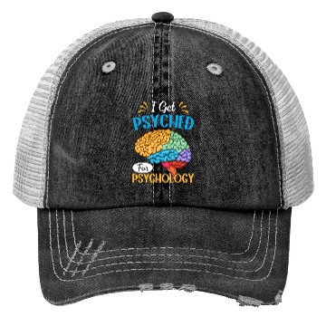 Discover Funny Psych Psychologist Trucker Hats