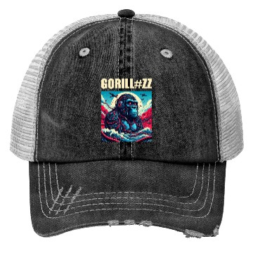Discover gorilla robot Trucker Hats