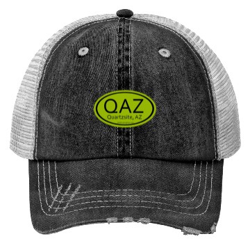 Discover QAZ Black w/Green Trucker Hats