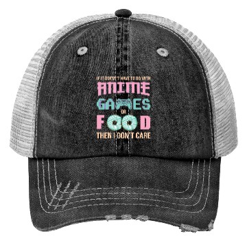 Discover Anime Game And Food Trucker Hats