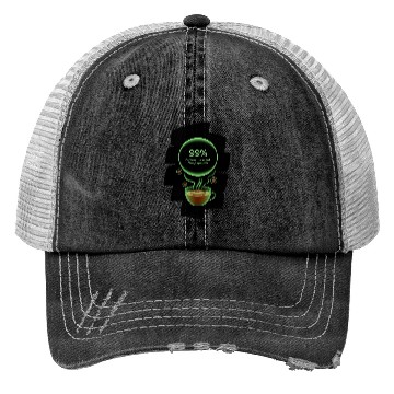 Discover Caffeine charging - charging rapidly Trucker Hats
