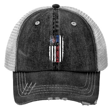 Discover HVAC Technician US American Flag HVAC Mechanic Eng Trucker Hats