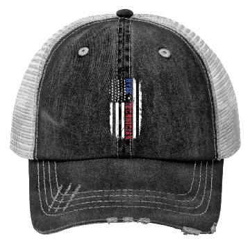 Discover HVAC Technician US American Flag HVAC Mechanic Trucker Hats