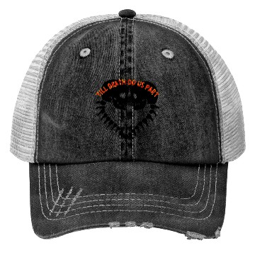 Discover Skulls Till Death Do Us Part Heart © Trucker Hats