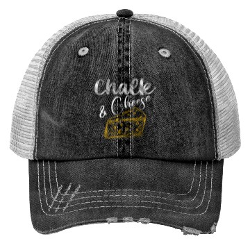 Discover Chalk and Cheese Trucker Hats
