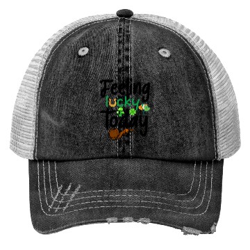 Discover Feeling Lucky today Trucker Hats