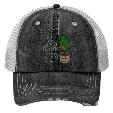 Discover 2nd fiddle... leaf fig Trucker Hats