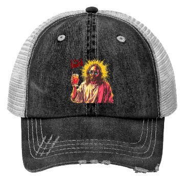 Discover Jesus Christ Easter I'm Back Party Trucker Hats