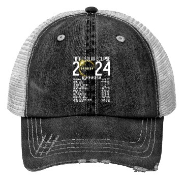 Discover North America Tour 2024 Totality Solar Eclipse Trucker Hats